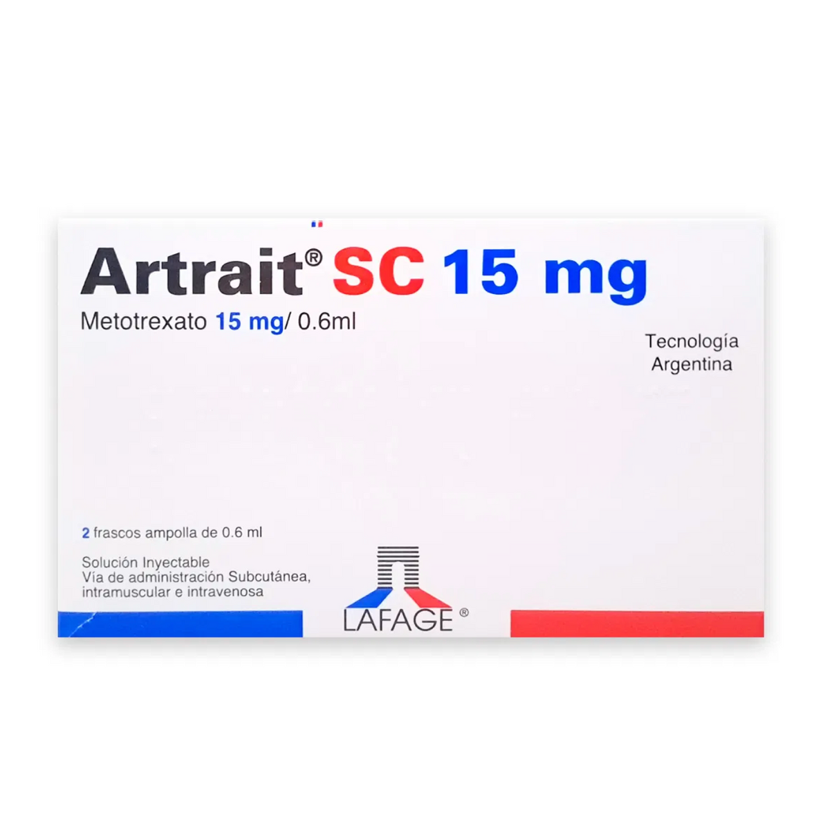 Artrait Sc 15Mg X 2 Ampollas De 0.6Ml