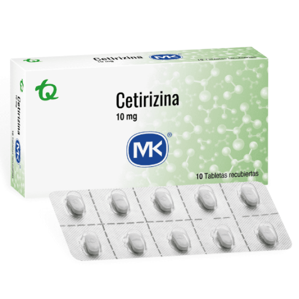 Cetirizina Mk 10Mg X 10 Tabletas