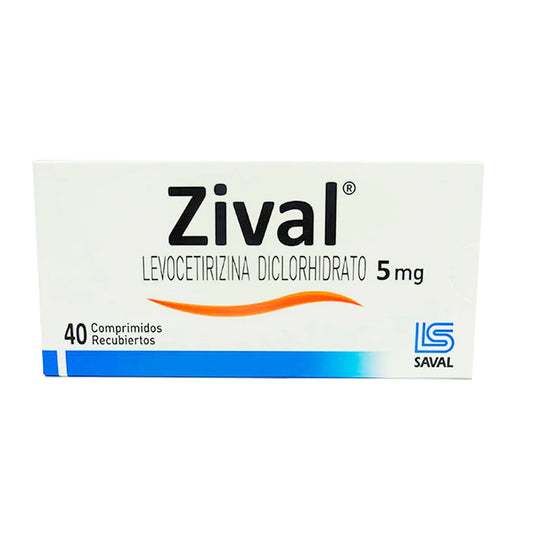 Zival 5Mg X 40 Comprimidos