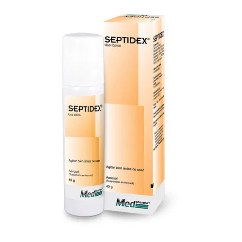 Septidex Aerosol Suspension Frasco X 40 Gramos