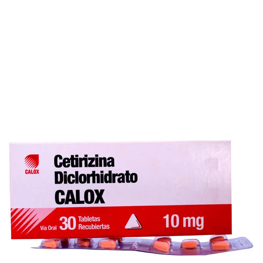 Cetirizina Calox 10Mg X 30 Tabletas