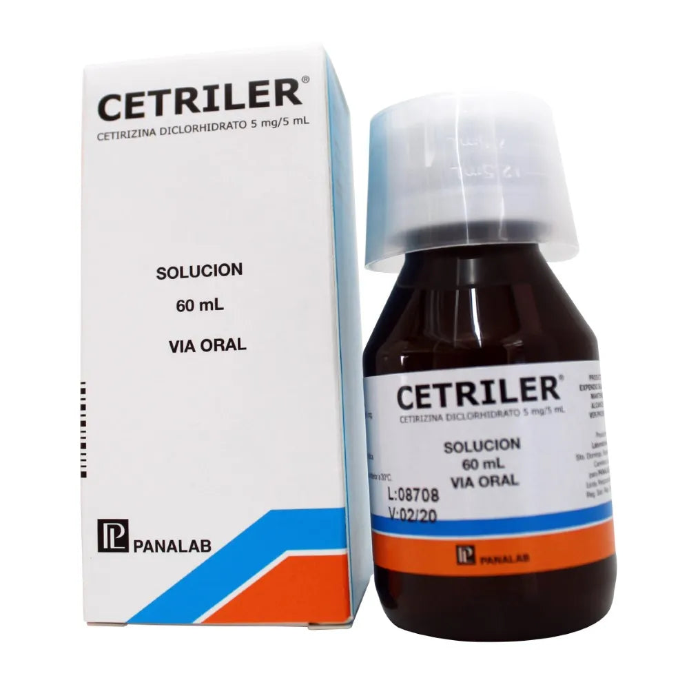 Cetriler 5Mg Solucion Frasco X 60Ml